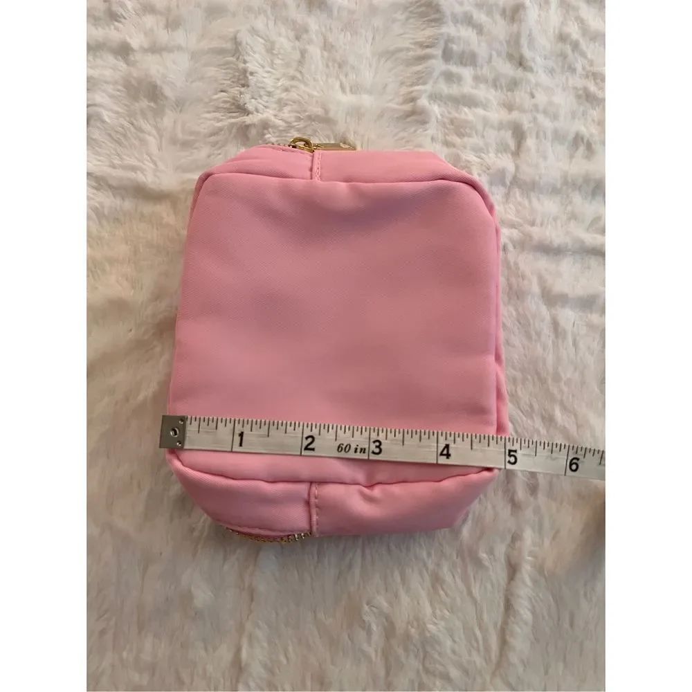 Light Pink Small Nylon Pouch - Picture 5 of 7